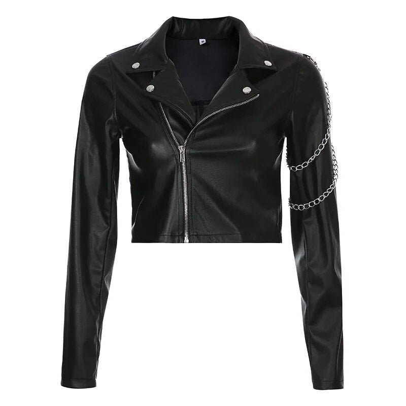 Lozenda - Gekürzte Biker-Jacke