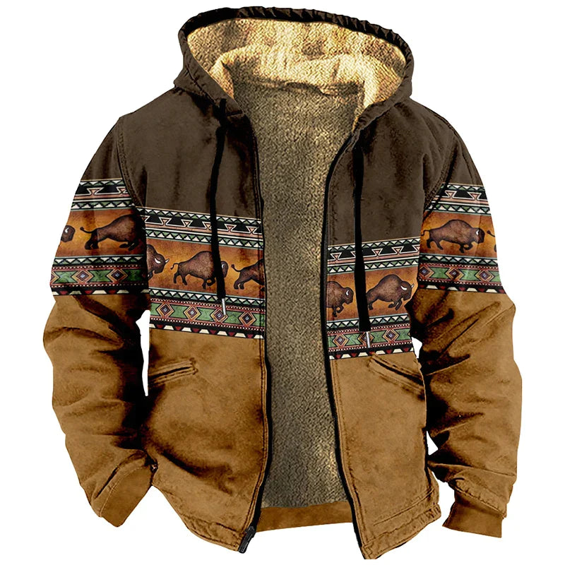 Lozenda - Jacke mit Sherpa