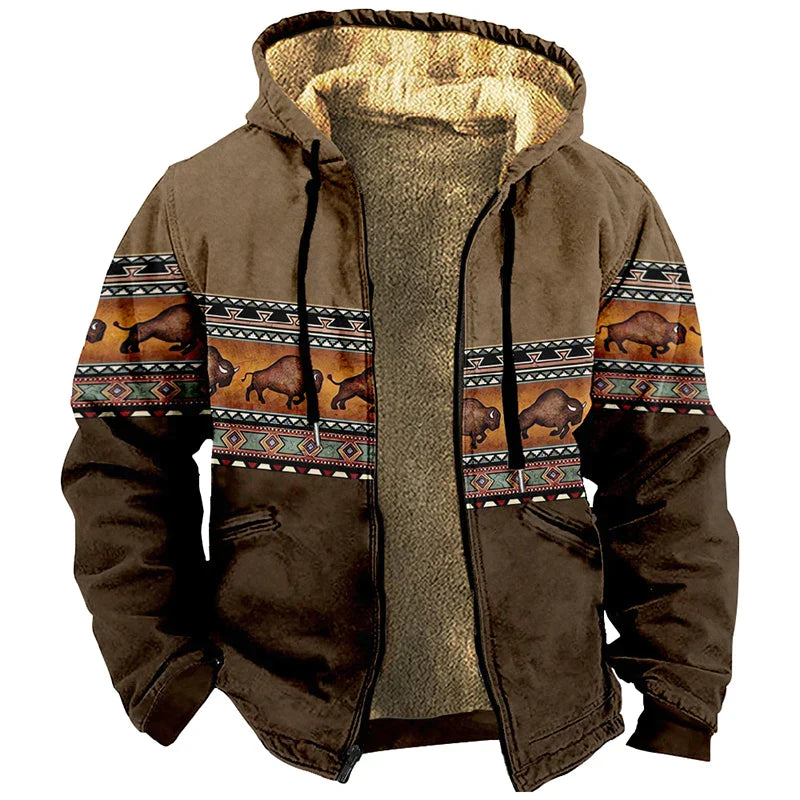 Lozenda - Jacke mit Sherpa