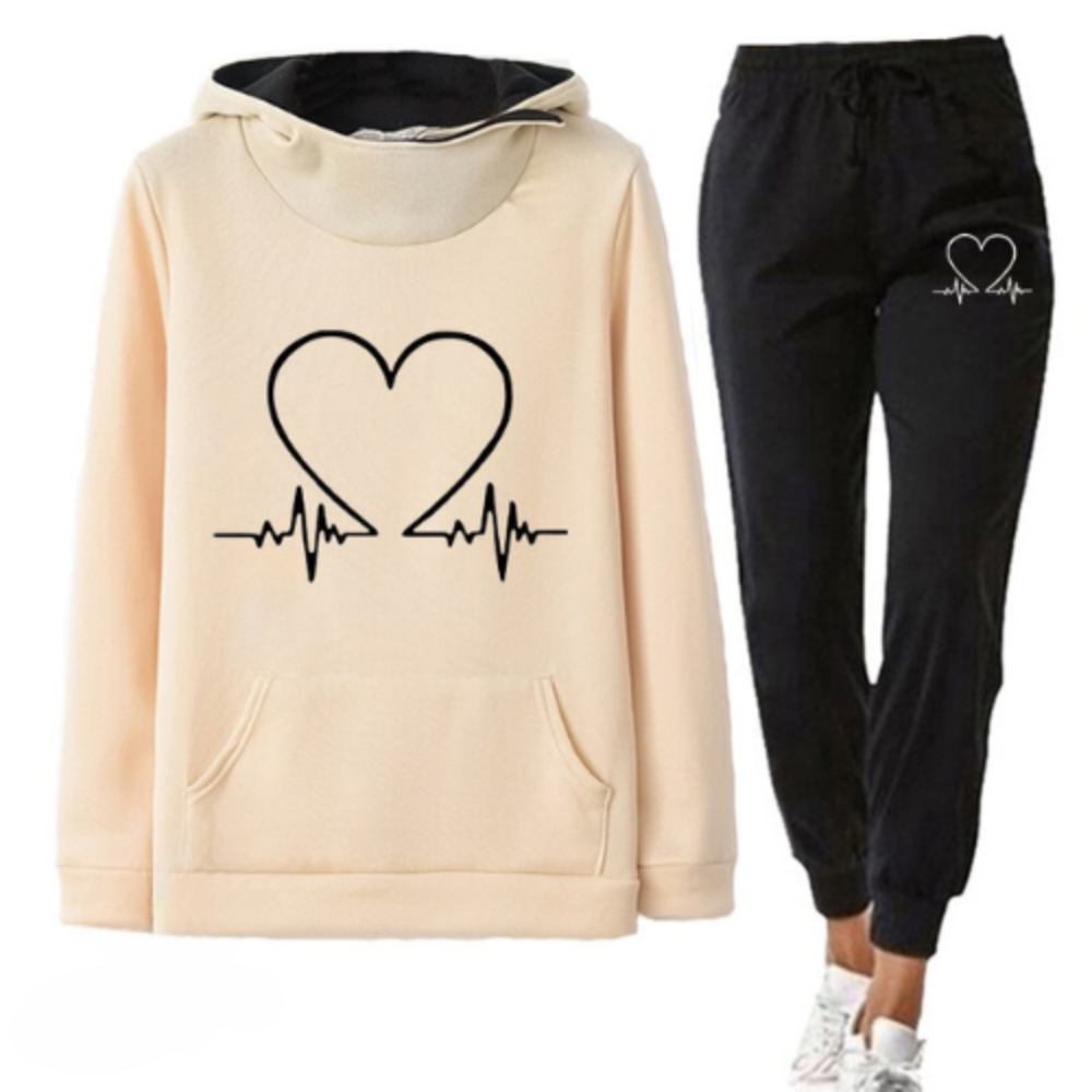 Lozenda - Kuschelig warmes Herzschlag-Joggingset