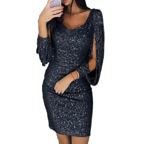 Lozenda - Luxuriöses Pailletten-Minikleid