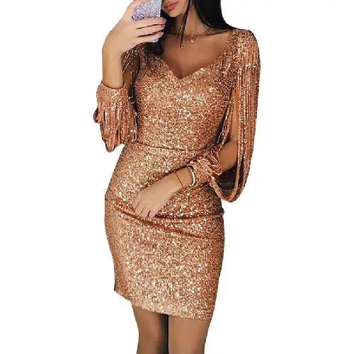 Lozenda - Luxuriöses Pailletten-Minikleid