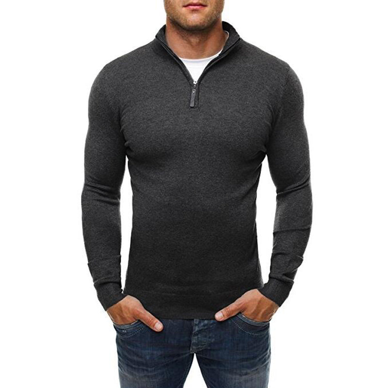 Lozenda - Pullover mit halbem Reißverschluss halfzip longsleeve