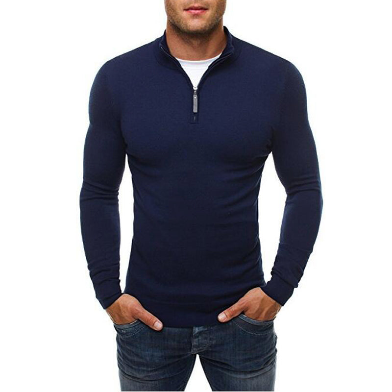 Lozenda - Pullover mit halbem Reißverschluss halfzip longsleeve
