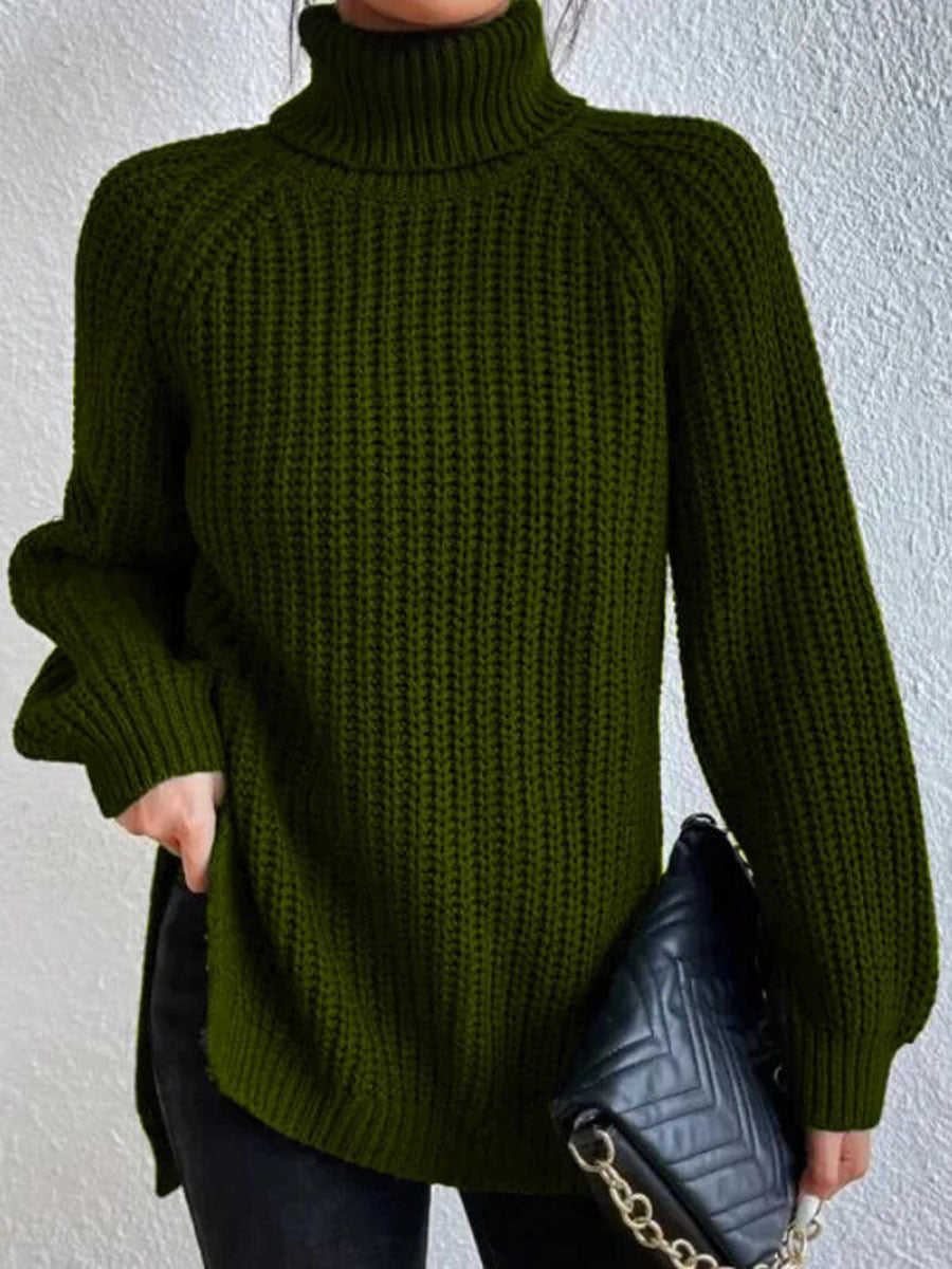Lozenda - Rollkragenpullover aus Strick