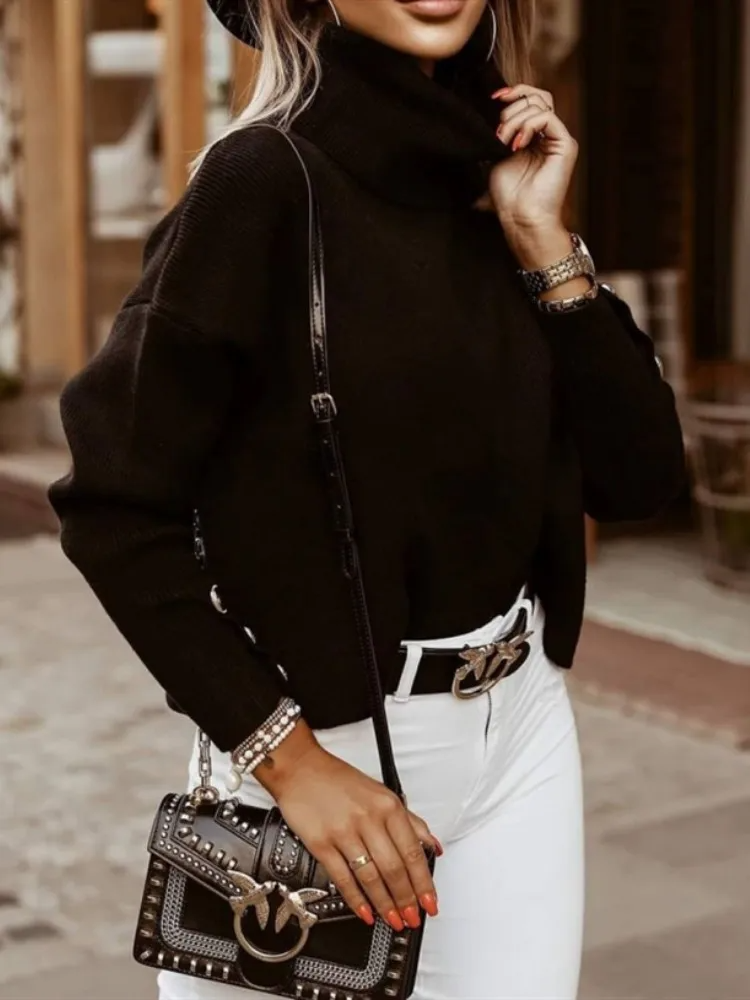 Lozenda - Schicker Strick Rollkragenpullover