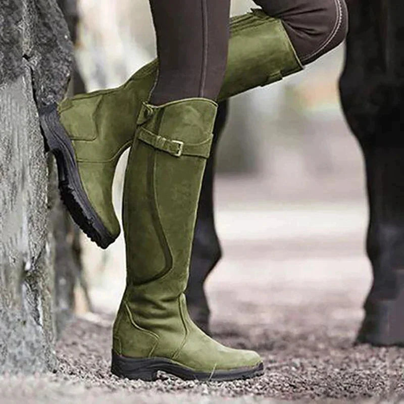 Lozenda - Stilvolle Wasserdichte Retro-Stiefel für Frauen