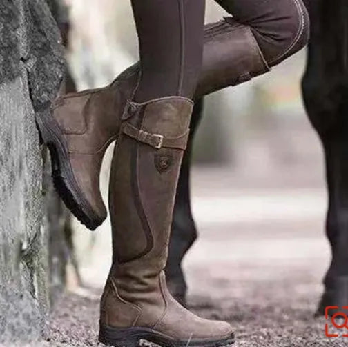 Lozenda - Stilvolle Wasserdichte Retro-Stiefel für Frauen