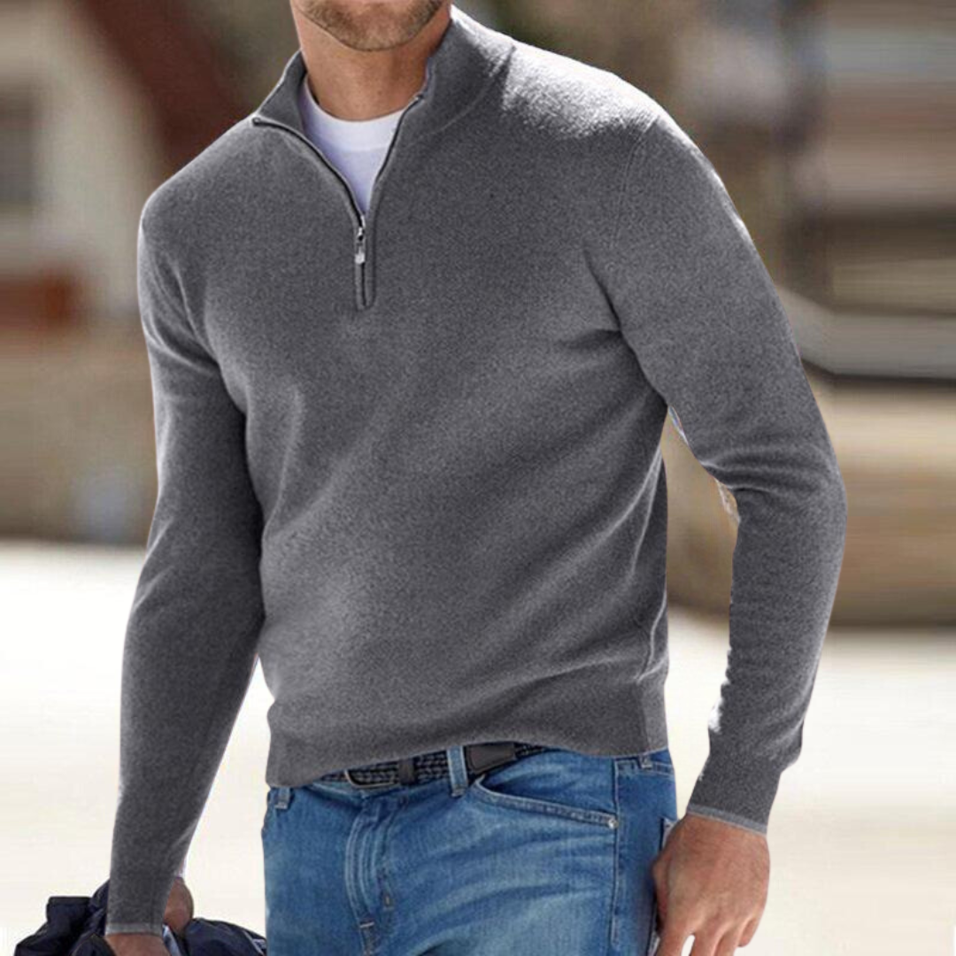 Half-Zip-Pullover Herren | Ganztägiger Komfort 4