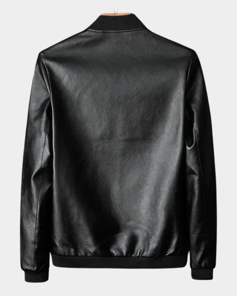 Bomberjacke Herren mit elastischen Bündchen und Reißverschlusstaschen | A&B - 4 - Annoboutique