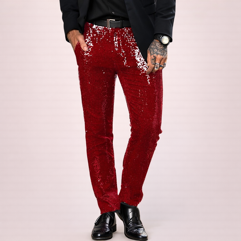 Paillettenhose Herren | Glamouröser Look & Bequemer Sitz 10
