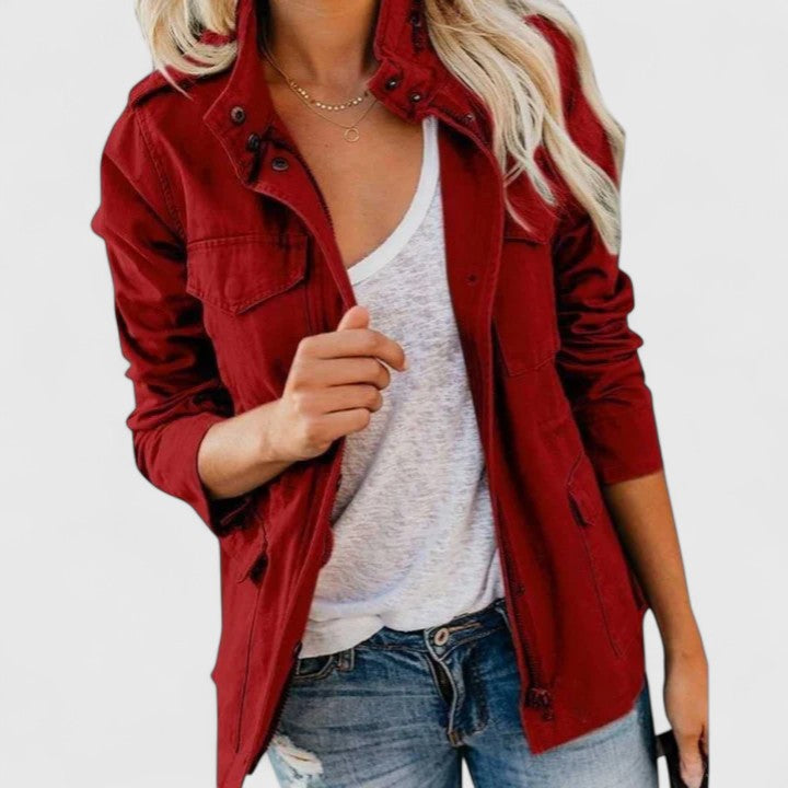 Parka Damen | Pattentaschen & Taillenkordel 1