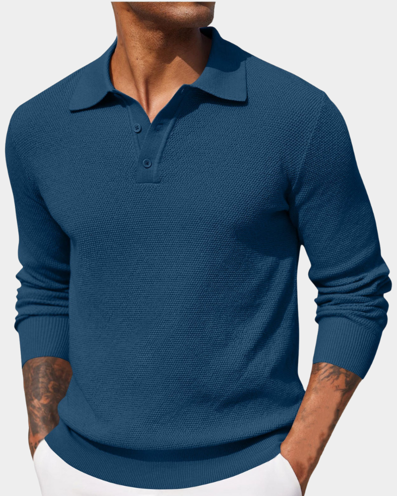 Polo-Pullover Herren | Bequeme Passform & Knitterfrei 1