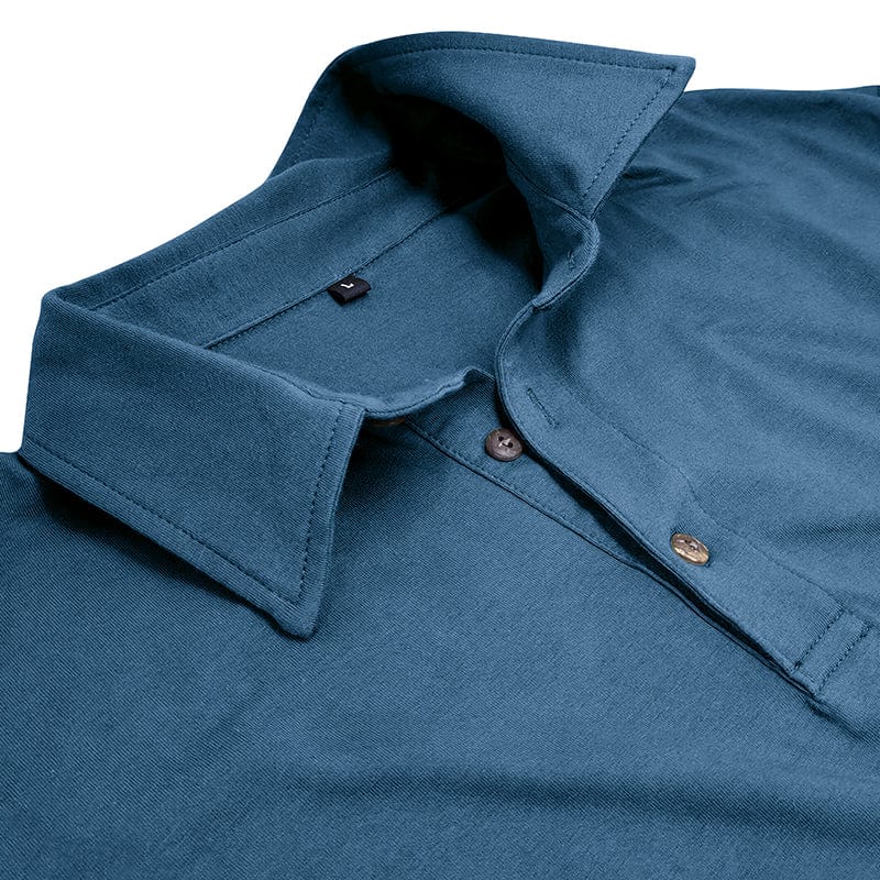 Langarm Poloshirt Herren | Figurbetonte Passform 18