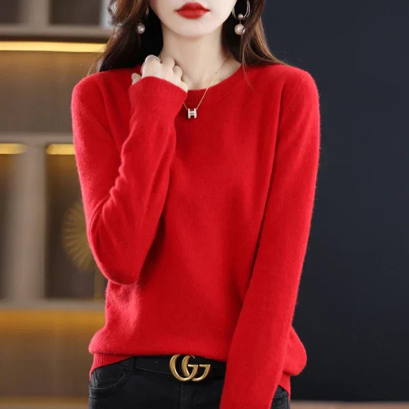 Pullover Damen | Rundhalsausschnitt & Weich