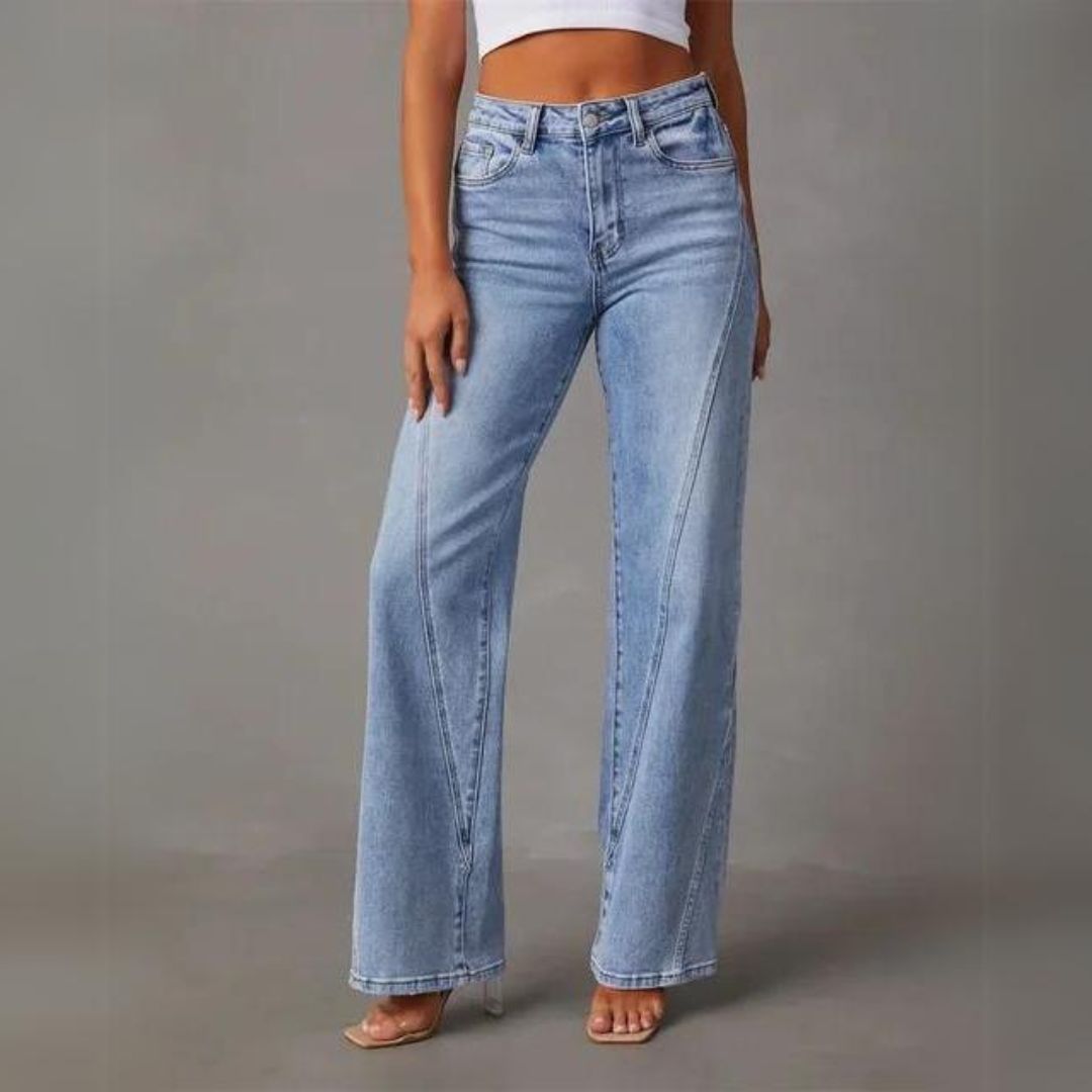 Jeans Damen High-Rise | Weites Bein für Mehr Bewegungsfreiheit 3