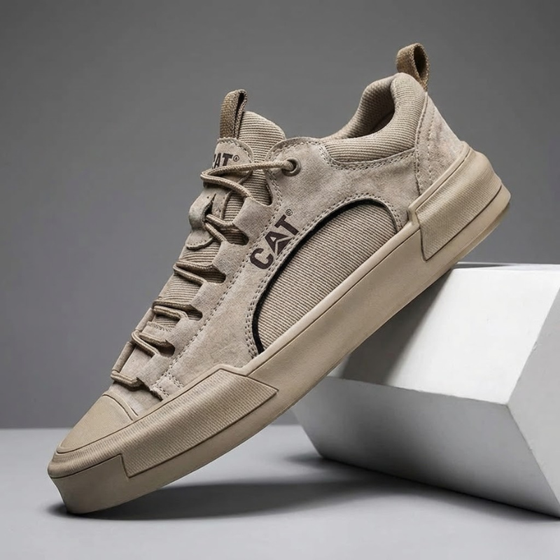 Herren Sneaker Schnürung Low-Top Gepolstert Freizeitschuh 2