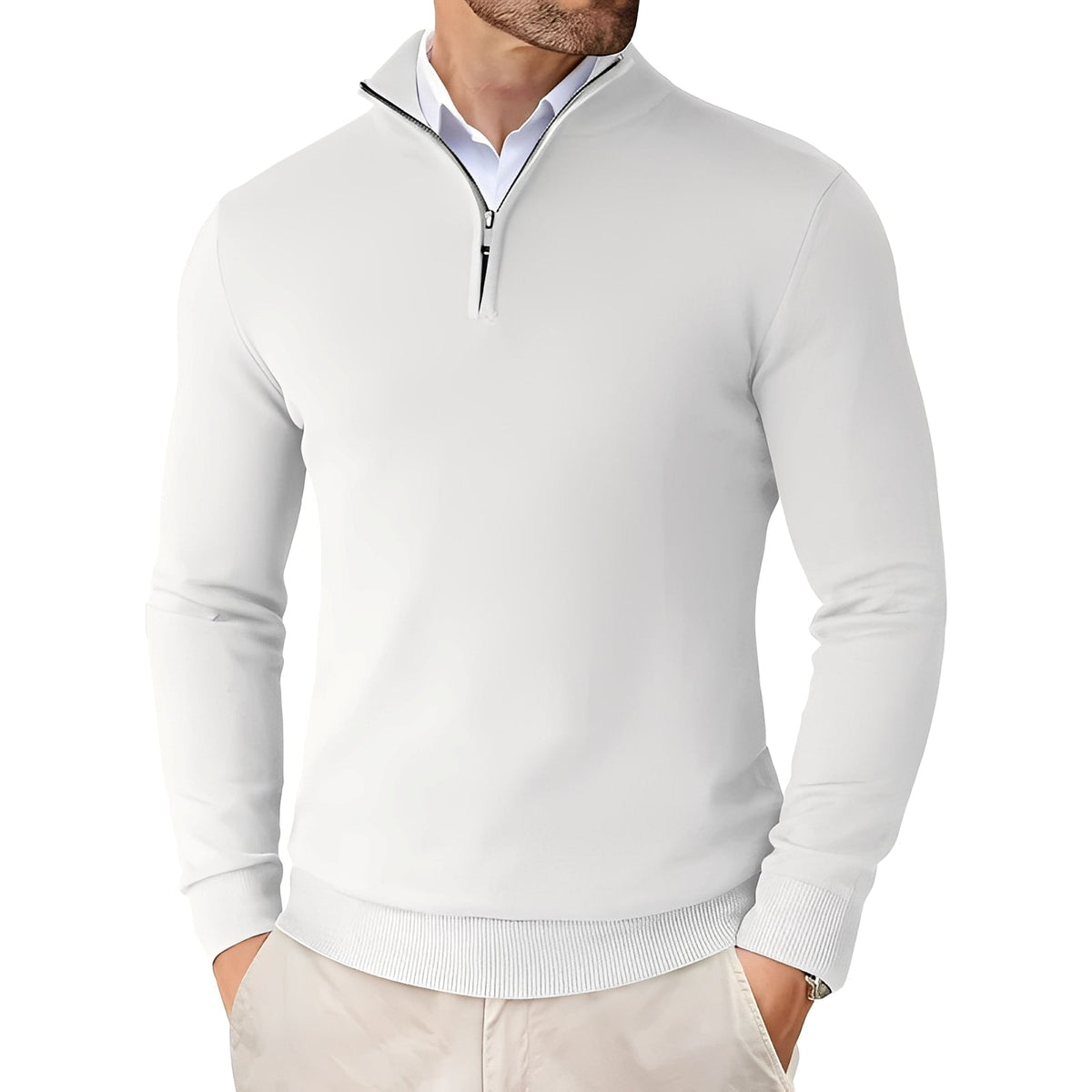 Strickpullover Herren | Mit Zipper 4