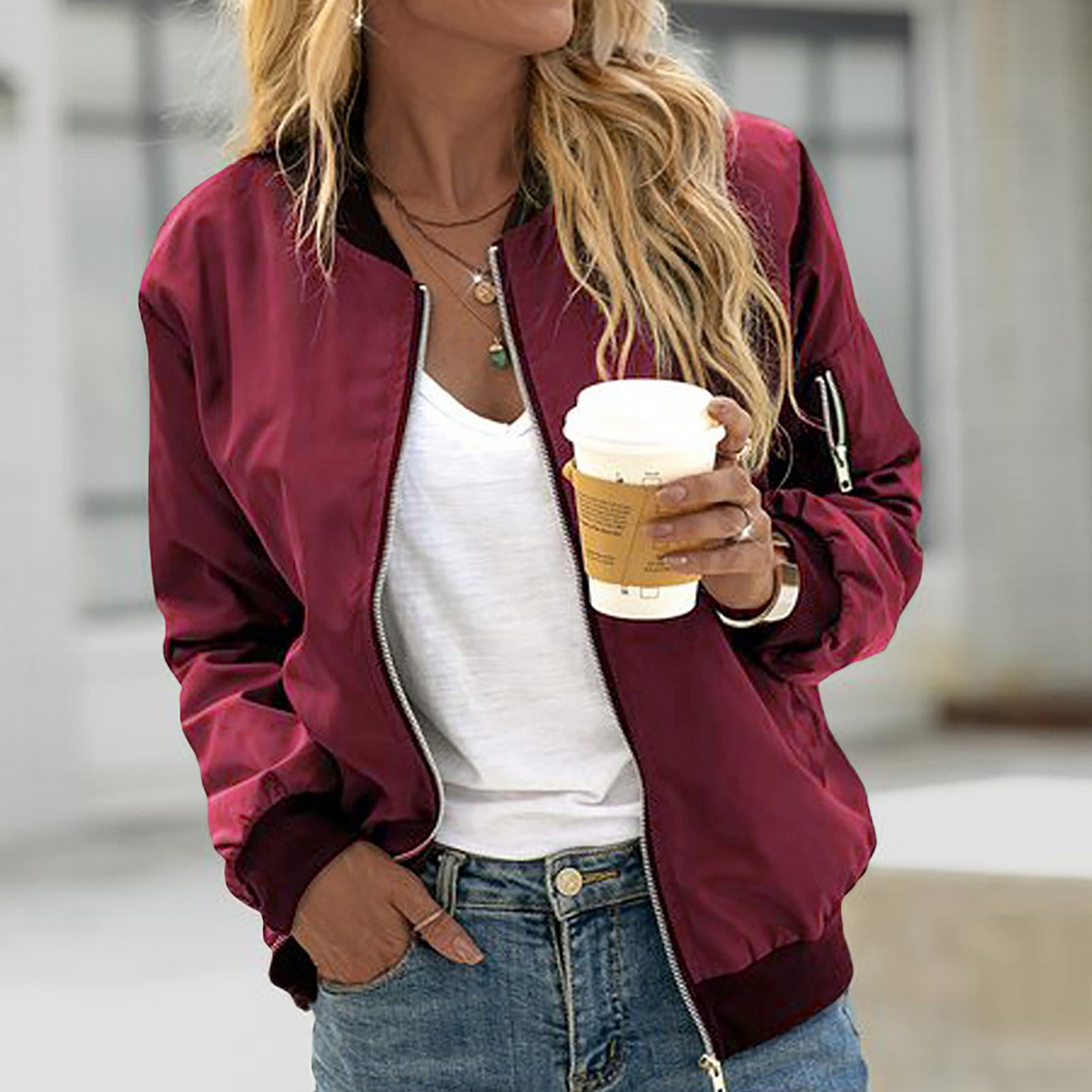 Bomberjacke Damen | Lässiger Look & Bequemer Schnitt 10