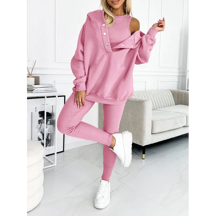 3 teilige Cozy Hoodie Set