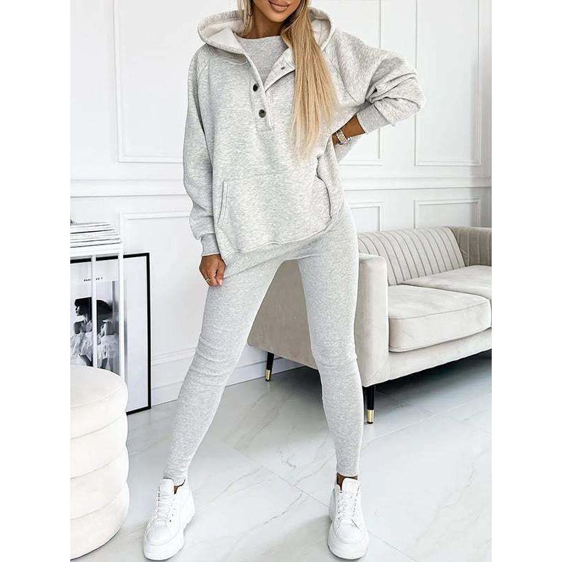 3 teilige Cozy Hoodie Set
