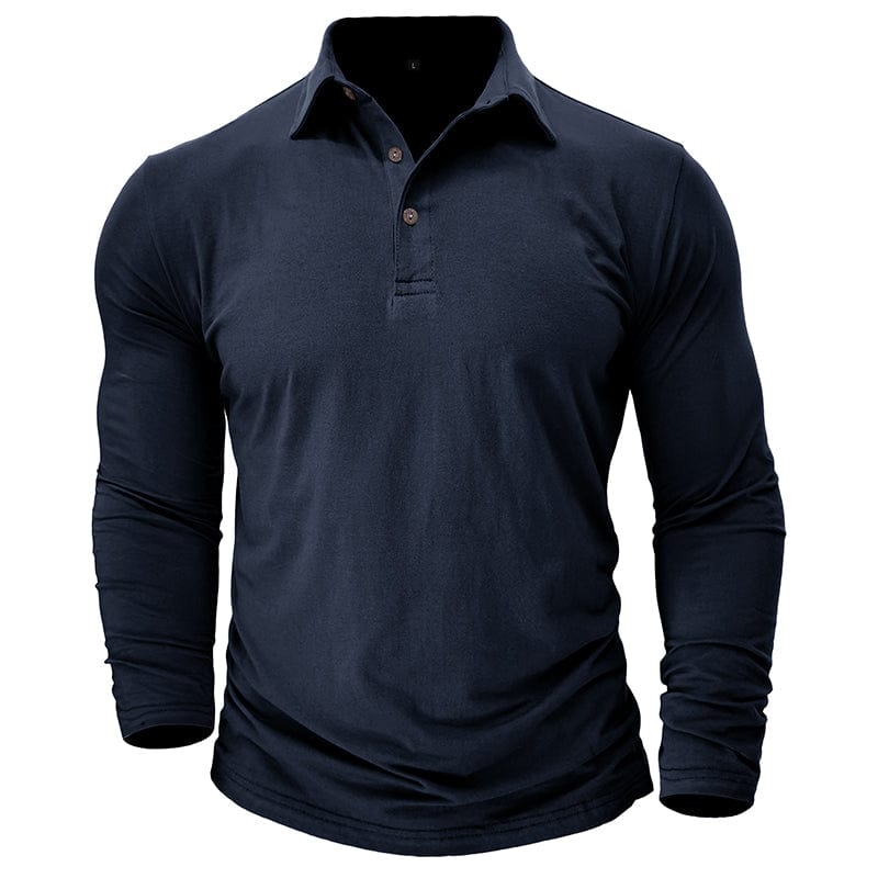 Langarm Poloshirt Herren | Figurbetonte Passform 2