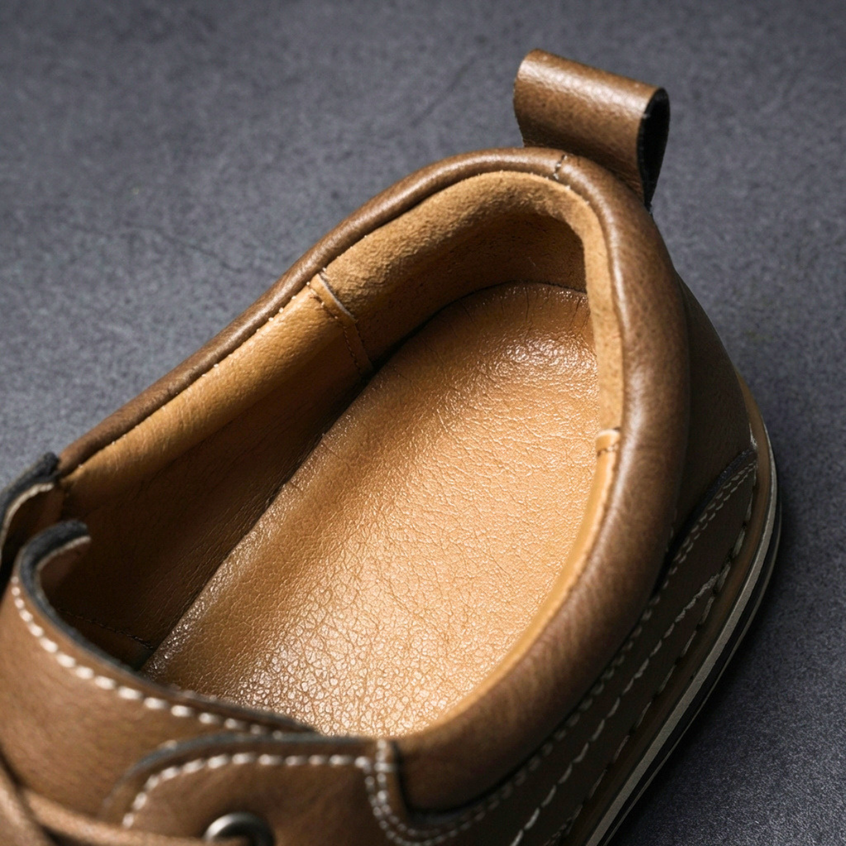 Herren Oxford Schuhe klassisch Schnürung flache Sohle mit Ankle Kragen
