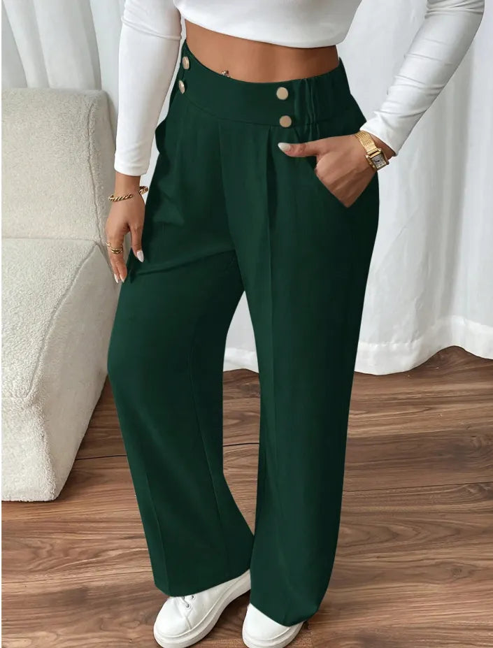 Weite Hose Damen | Hoher Bund & Eleganter Fall 9