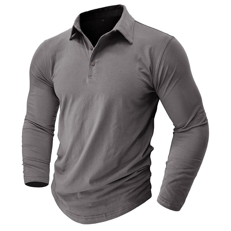 Langarm Poloshirt Herren | Figurbetonte Passform 11