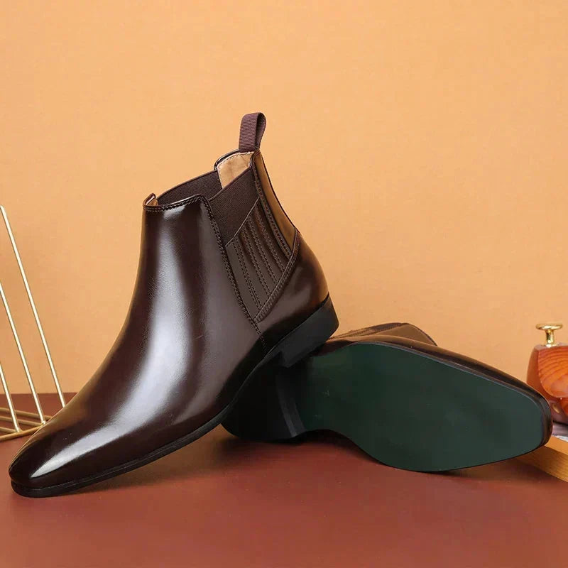 Chelsea Stiefeletten Damen | Spitze Zehenpartie & Schlupfform 4