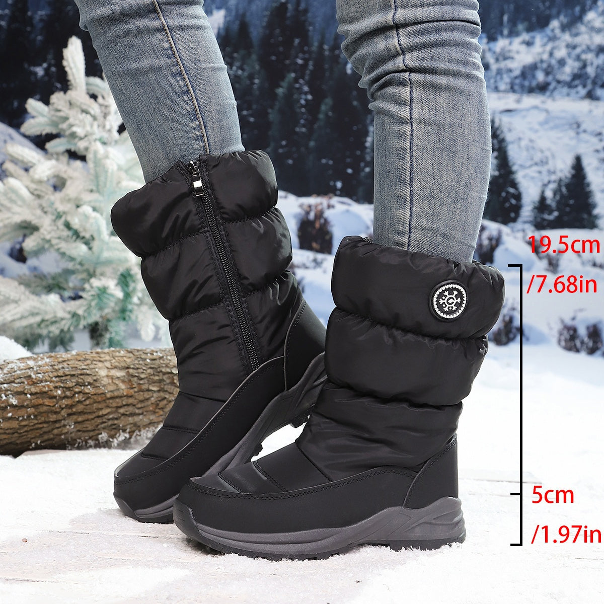 Winterstiefel Damen | Warm Gefüttert & Wasserdicht 2