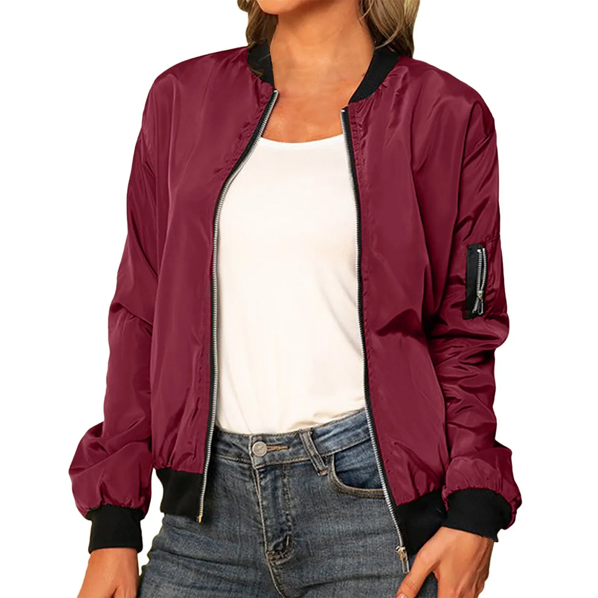 Bomberjacke Damen | Lässiger Look & Bequemer Schnitt 3