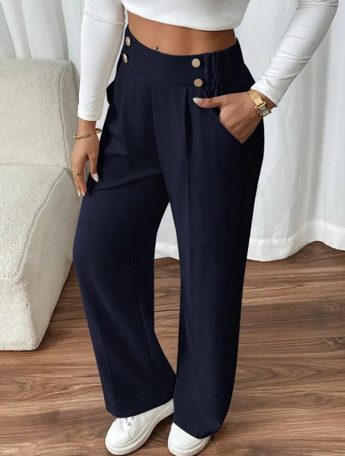 Weite Hose Damen | Hoher Bund & Eleganter Fall 3