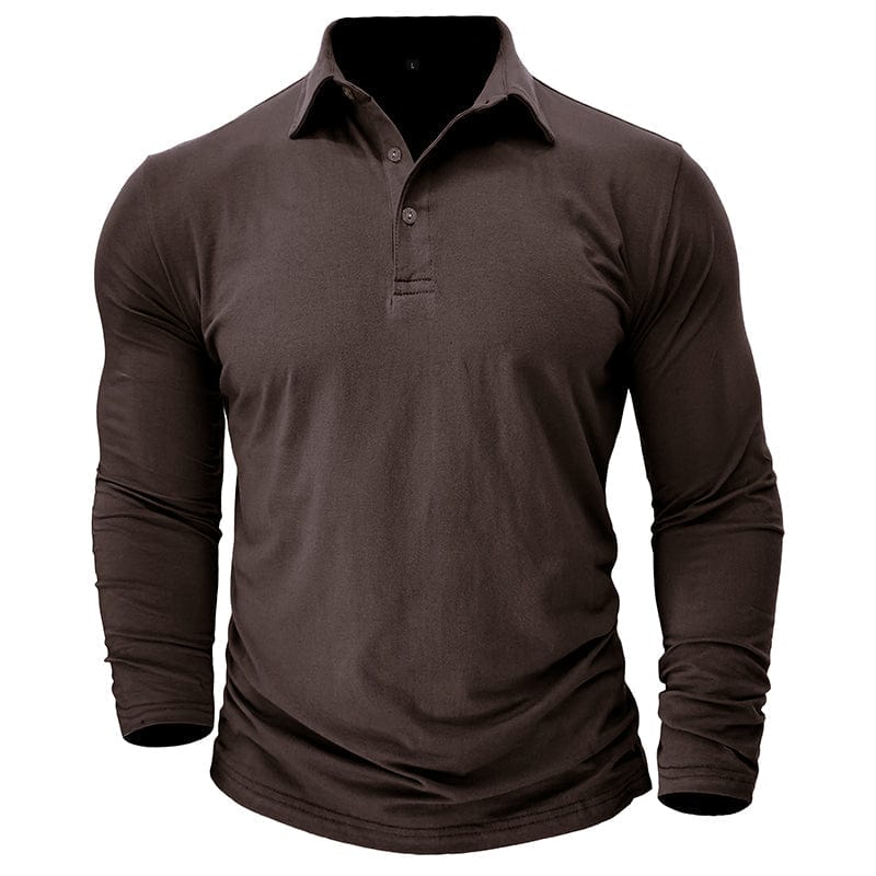 Langarm Poloshirt Herren | Figurbetonte Passform 6