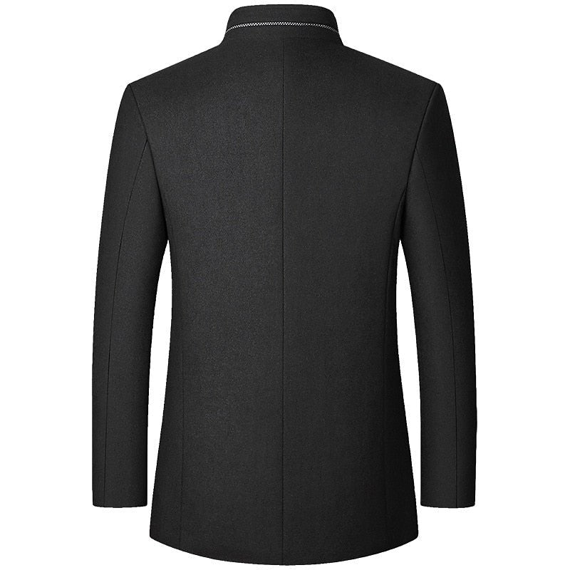 Trenchcoat Herren | Taillierter Schnitt & Stehkragen
