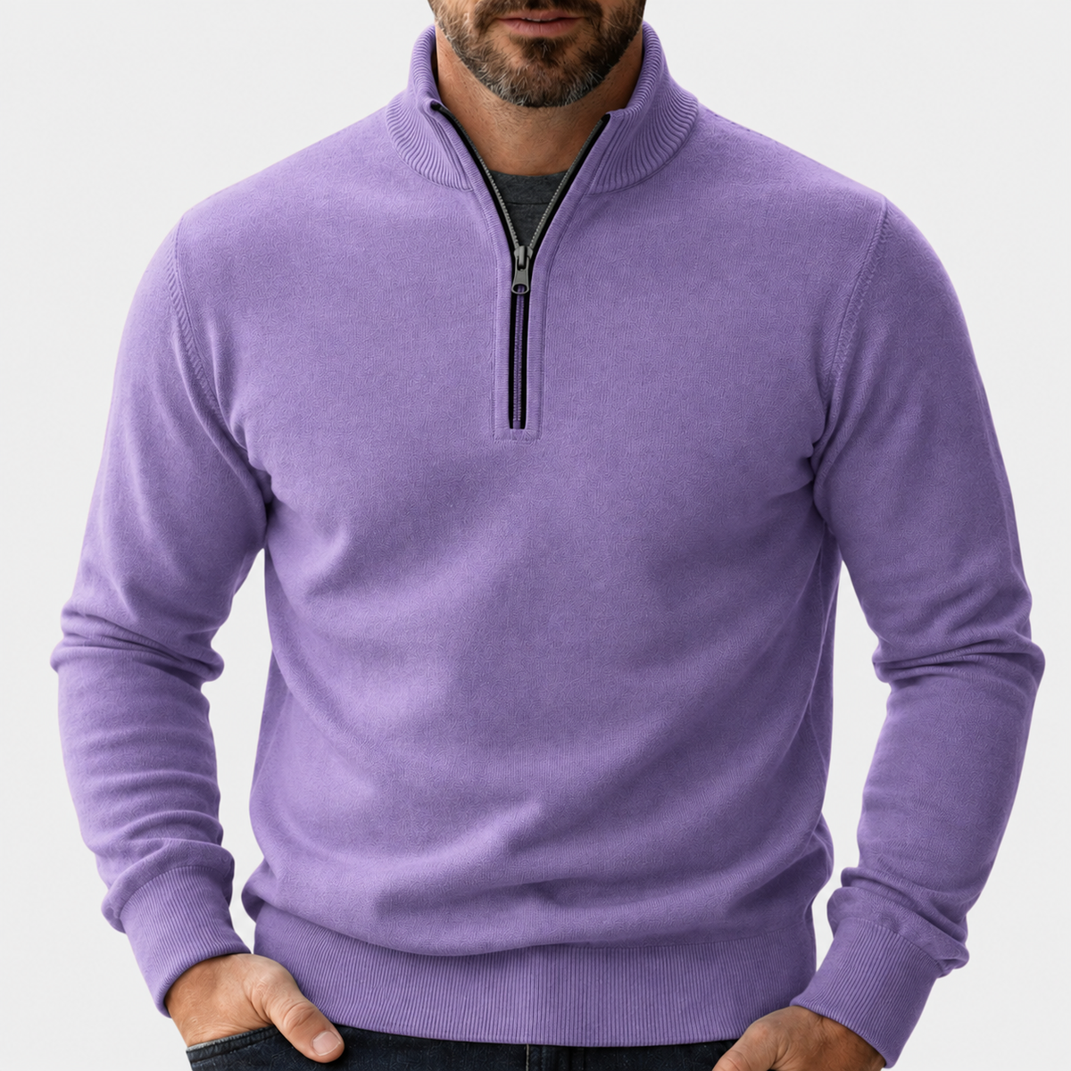 Reißverschluss Pullover Herren | Bequeme Bewegungsfreiheit 7