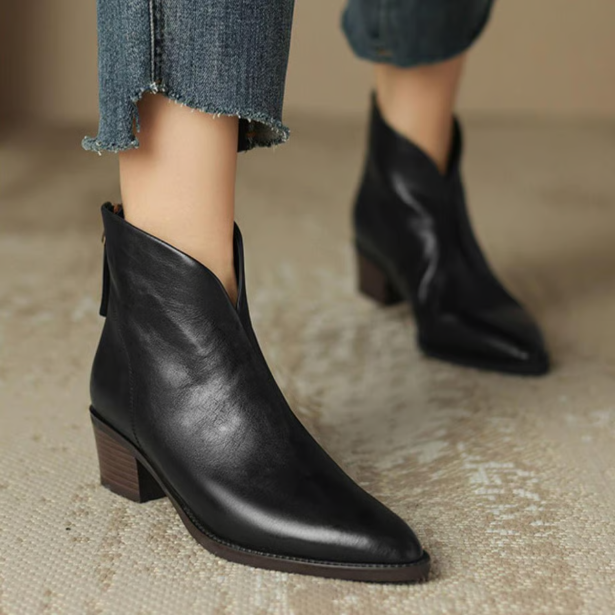 Stiefeletten Damen | Niedriger Absatz & Ganztägiger Komfort 4