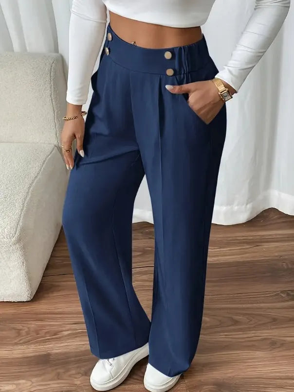 Weite Hose Damen | Hoher Bund & Eleganter Fall 5