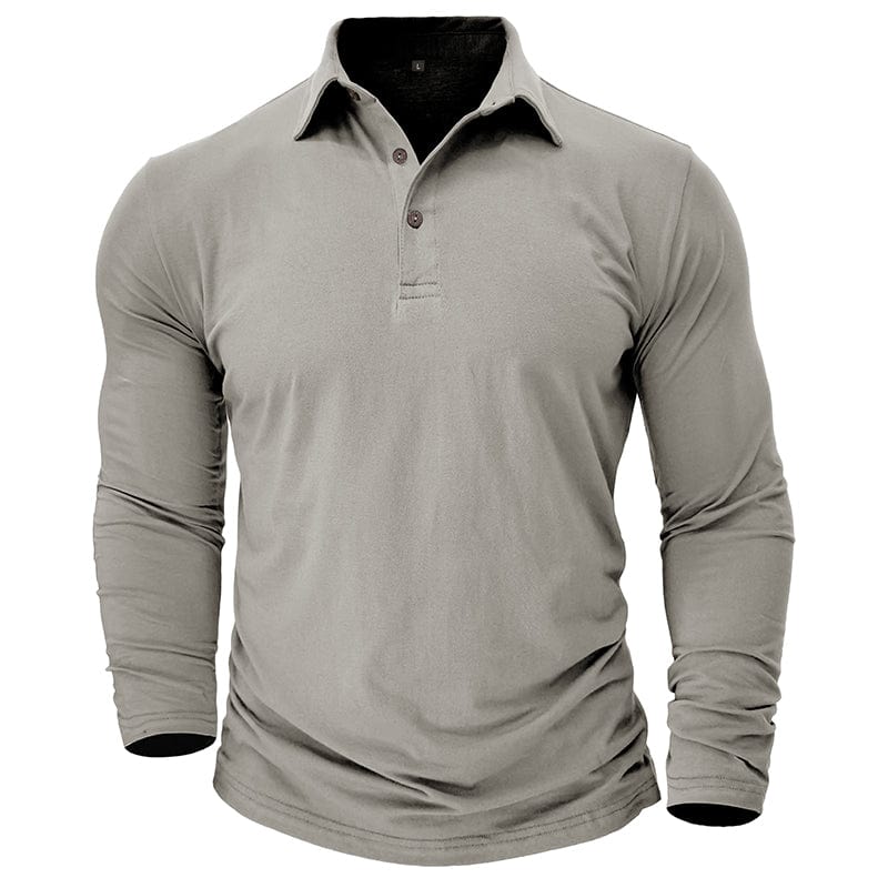 Langarm Poloshirt Herren | Figurbetonte Passform 7