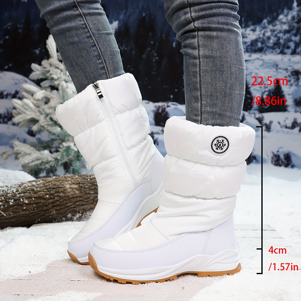 Winterstiefel Damen | Warm Gefüttert & Wasserdicht 12