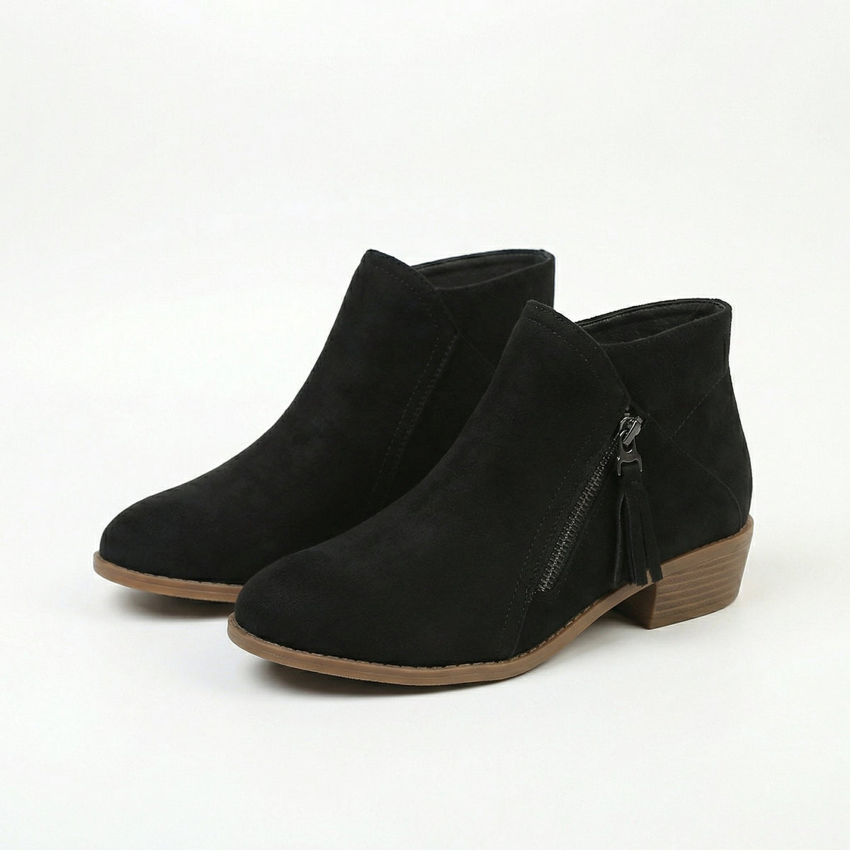 Stiefeletten Damen | Quasten Reißverschluss 1
