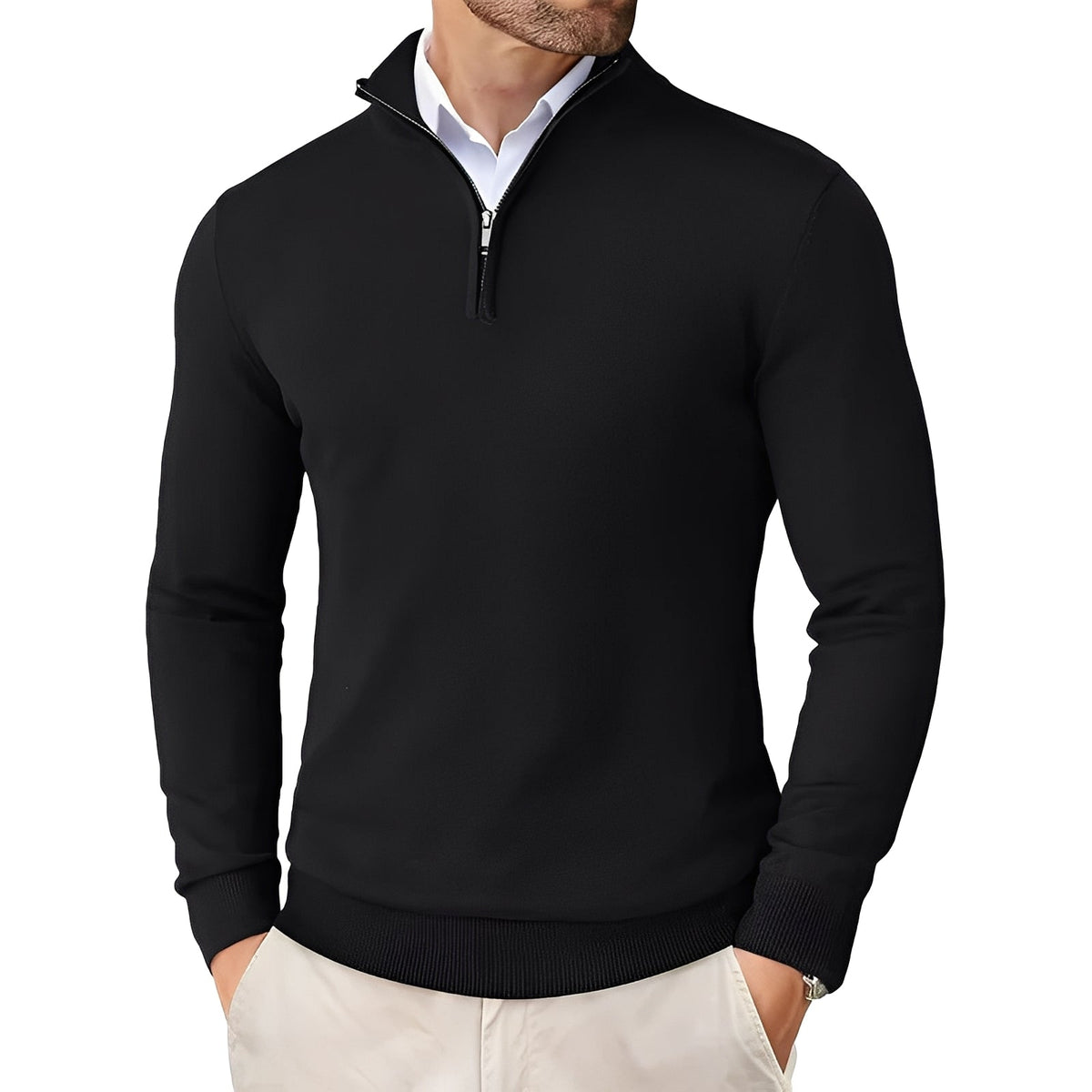 Strickpullover Herren | Mit Zipper 8