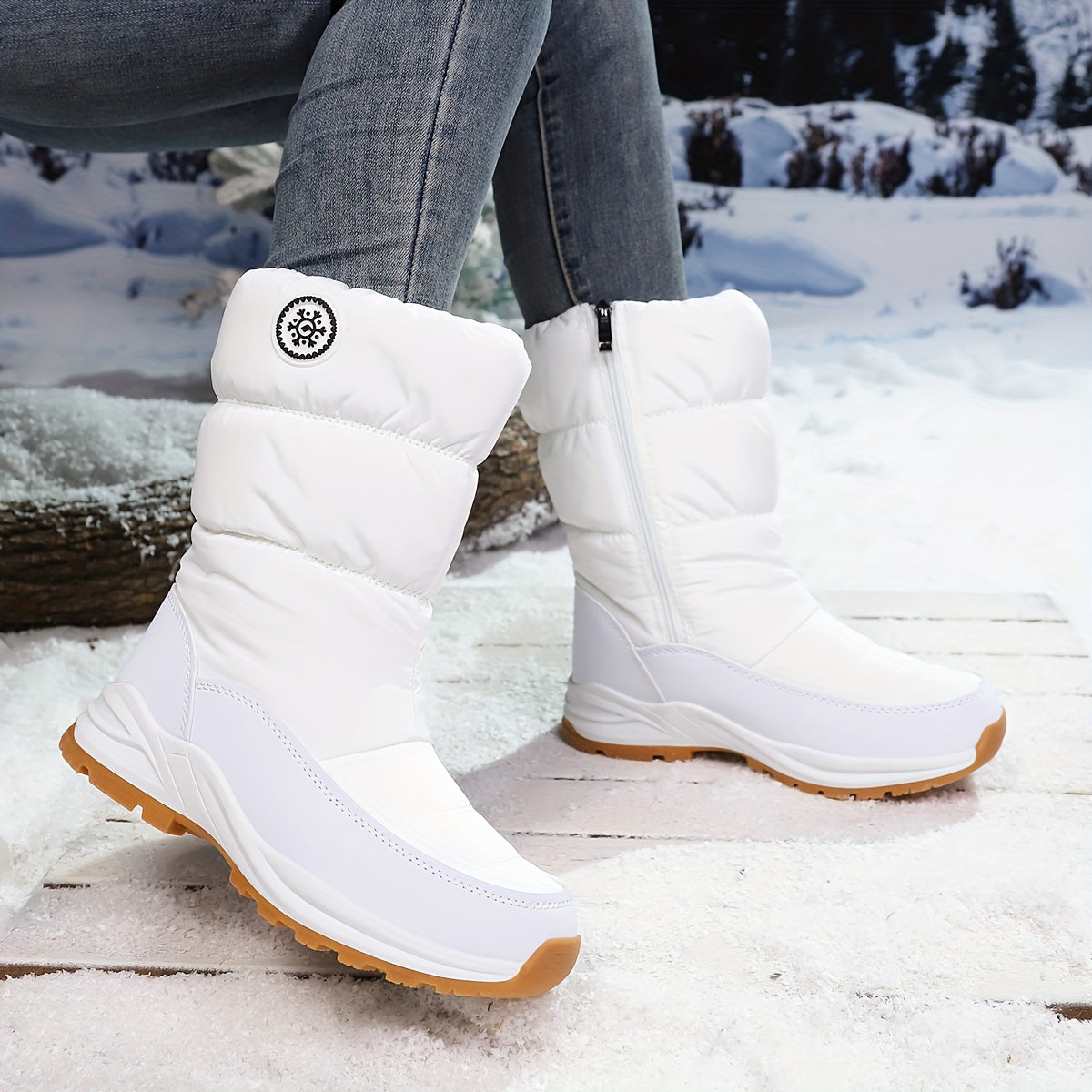 Winterstiefel Damen | Warm Gefüttert & Wasserdicht 9