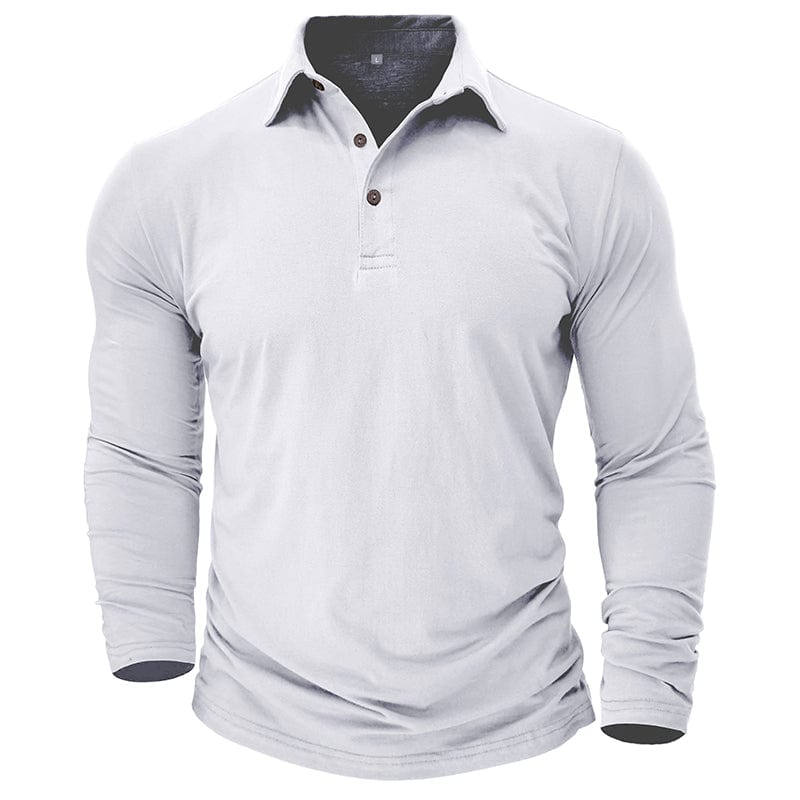 Langarm Poloshirt Herren | Figurbetonte Passform 10