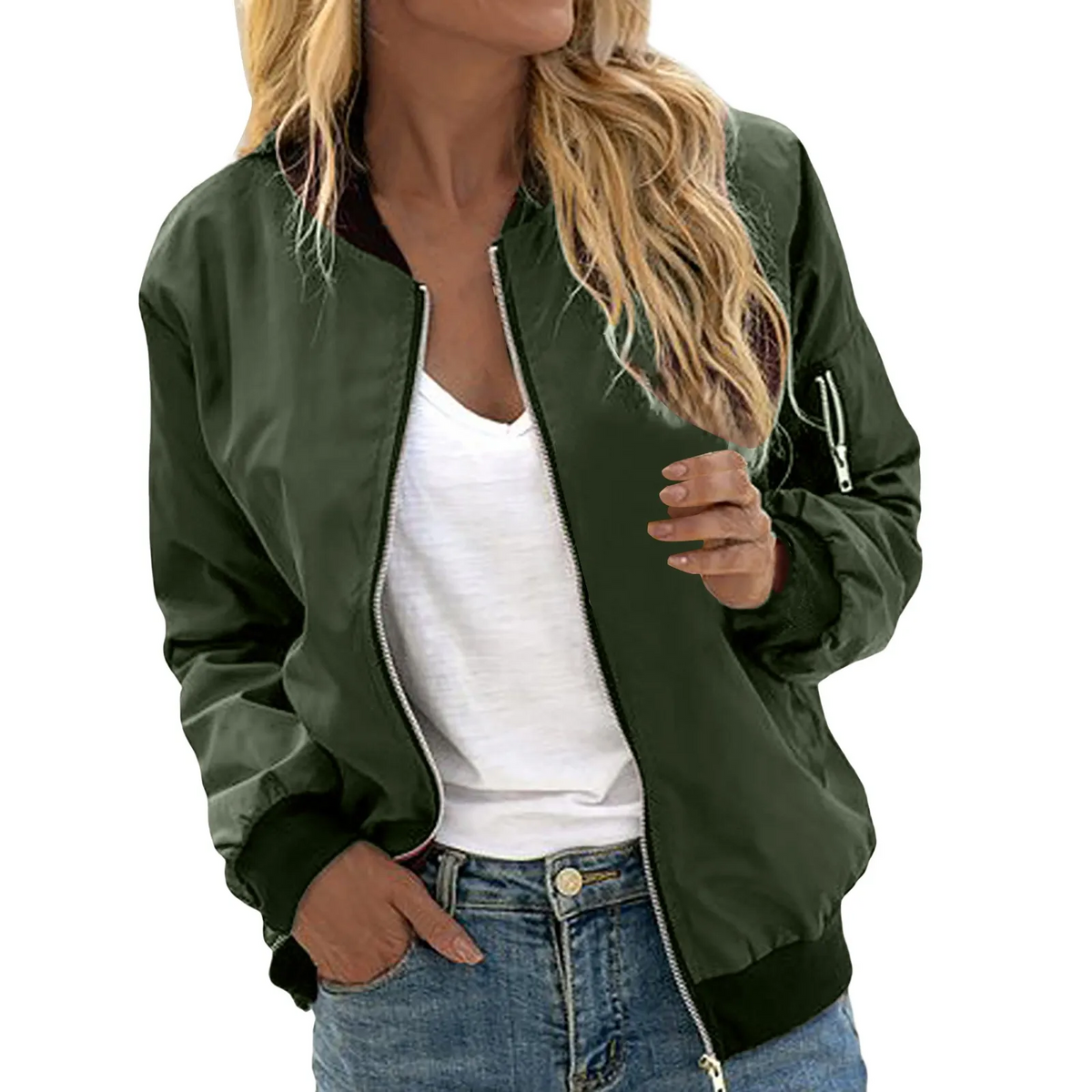 Bomberjacke Damen | Lässiger Look & Bequemer Schnitt 5