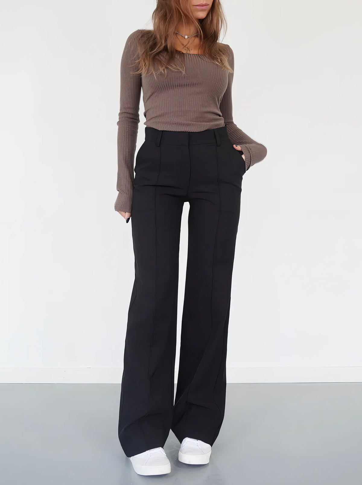 Weitbein Hose Damen | Eleganter Schnitt & Hoher Tragekomfort