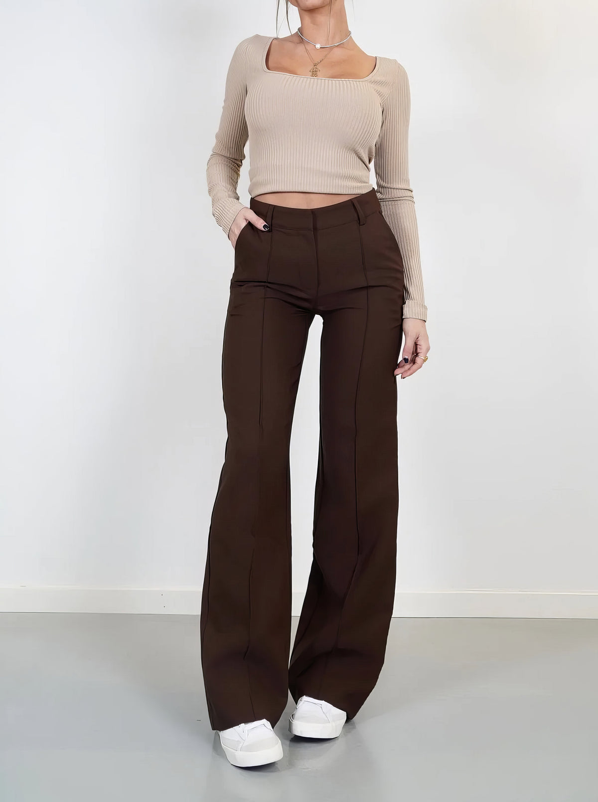 Weitbein Hose Damen | Eleganter Schnitt & Hoher Tragekomfort