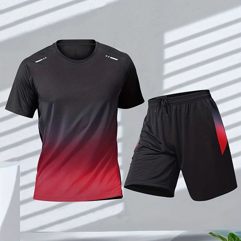 Activewear Set Trainingsanzug Herren | Schnelltrocknend & Bewegungsfreiheit