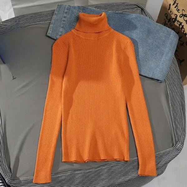 Alice - Einfacher Rollkragenpullover