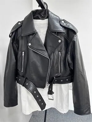 Alva - Leather Jacke 0